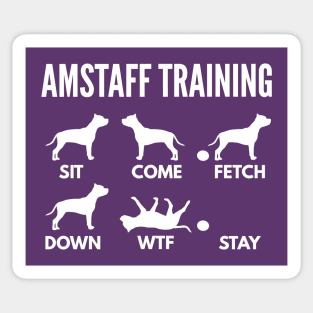 Amstaff Training Amstaff Dog Tricks Sticker